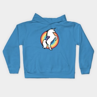 Rainbow and Unicorn Kids Hoodie